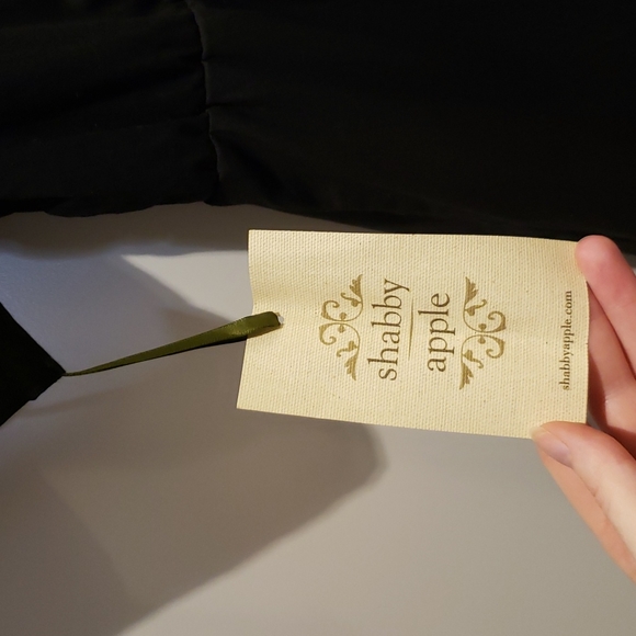 NWT Black Maternity Shirt Dress - M - Picture 9 of 9